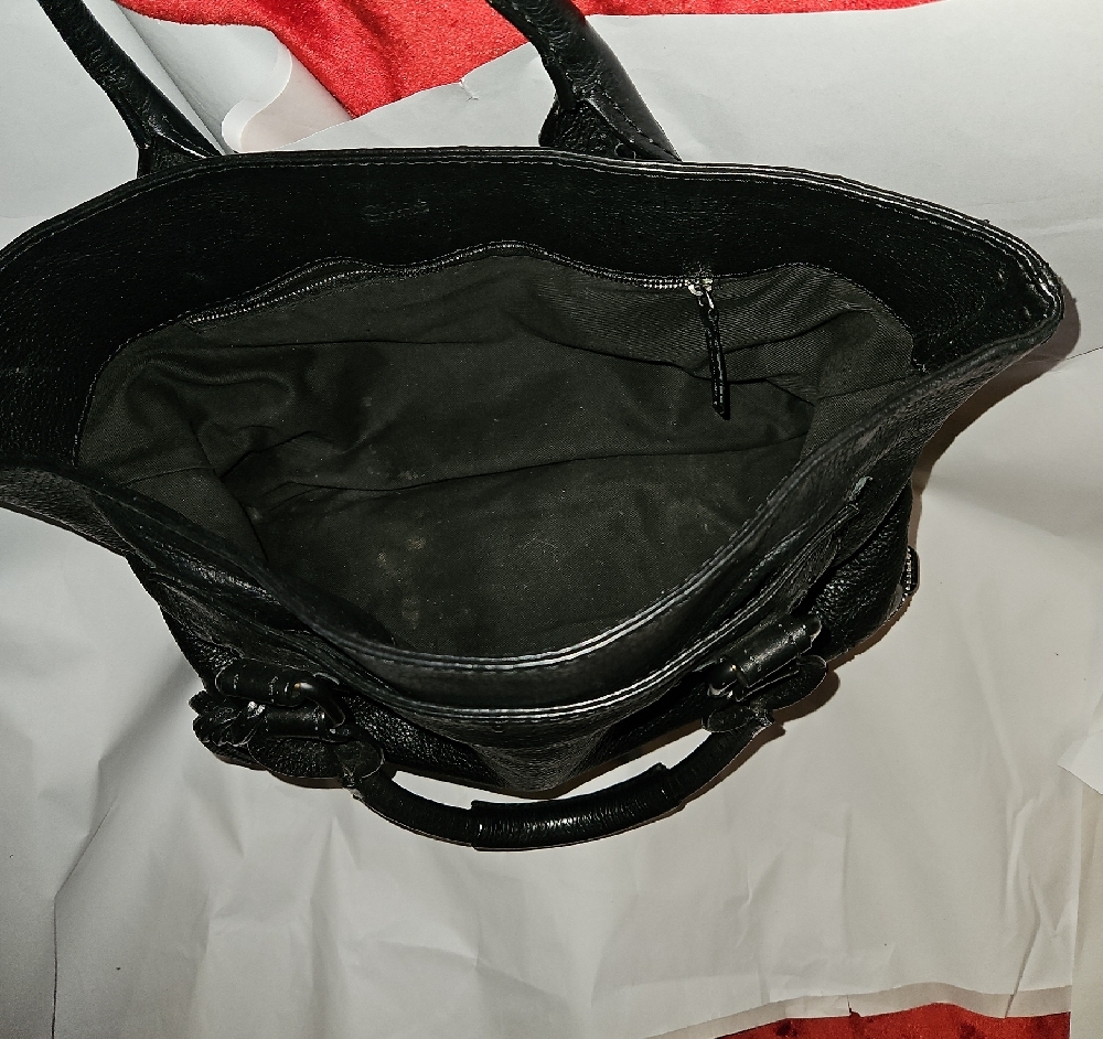 Chloe Black Leather Tote Bag - Picture 5 of 8